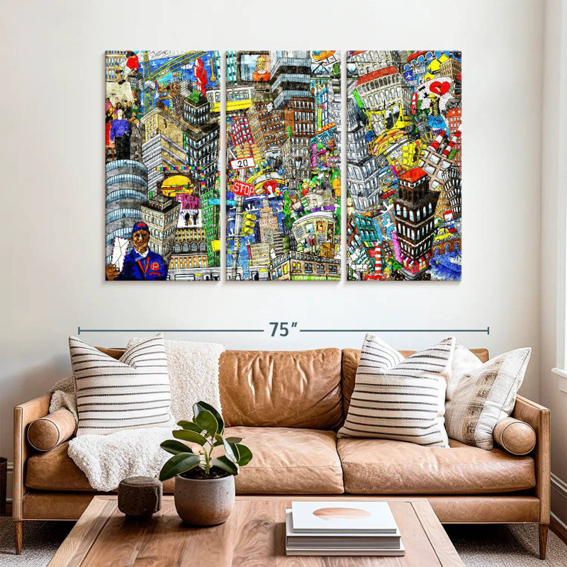 Sireci Graffiti, 42" H x 65" W