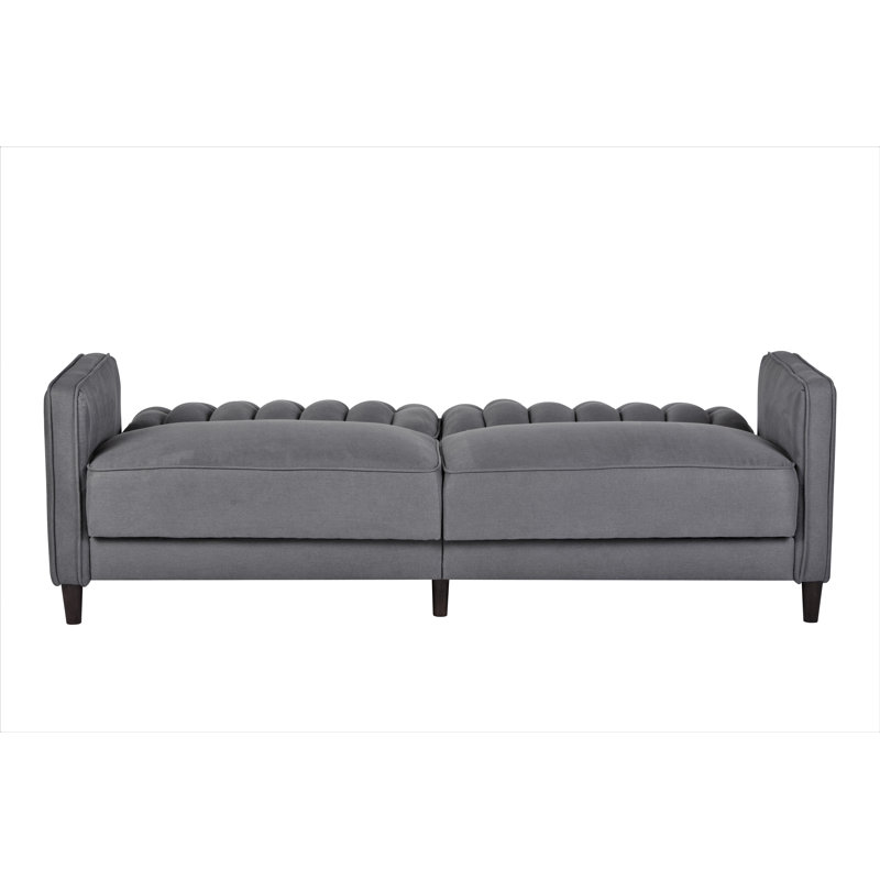 Cornell Upholstered 81'' Sofa, Dark Gray