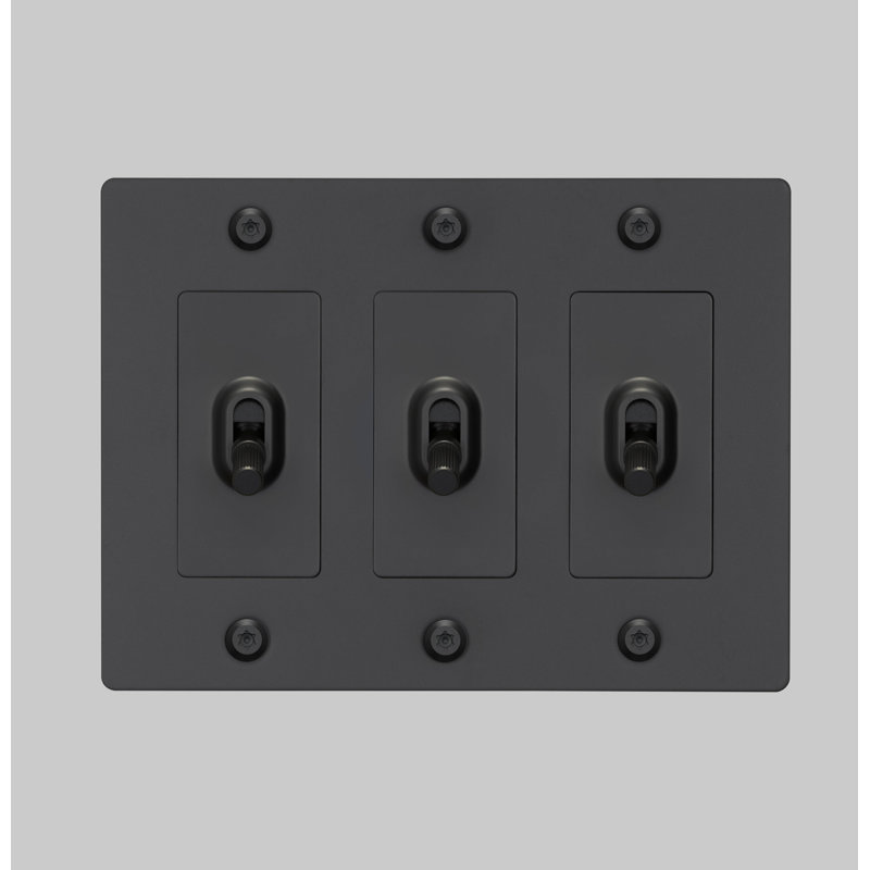 3G Toggle / Cross / Without Logo, Matte Black