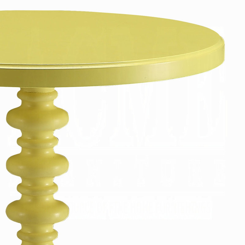 Table d'appoint Acton, Jaune