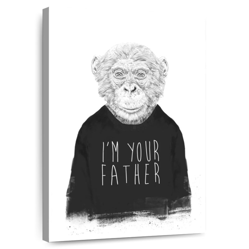 Brampt I'm Your Father, 48" H x 32" W