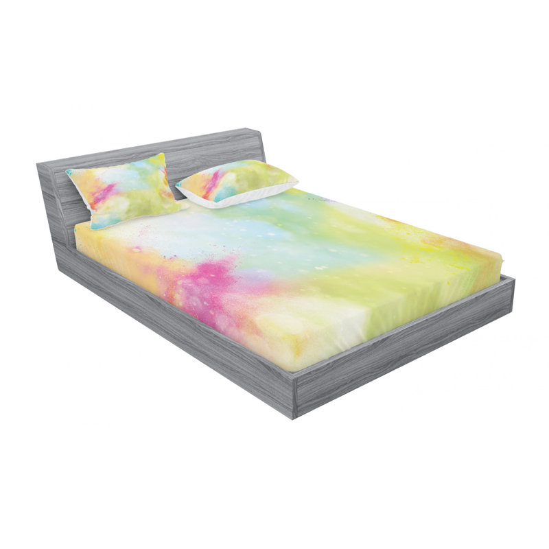 Microfiber Sheet Set, Queen Sheet Set with Fitted Sheet