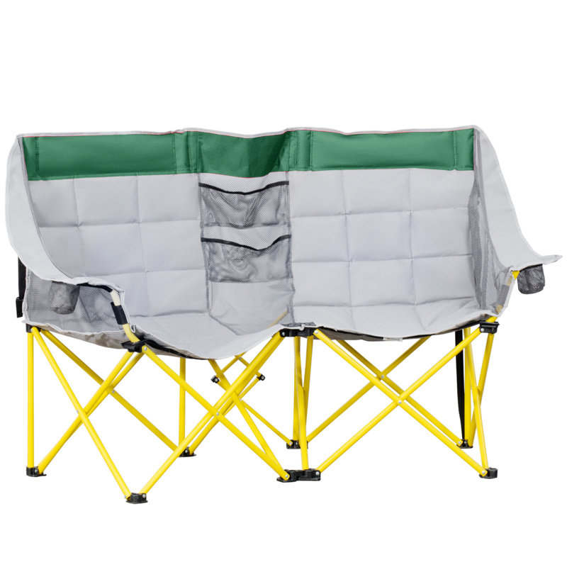 Chaise berçante en bois pour 2 personnes