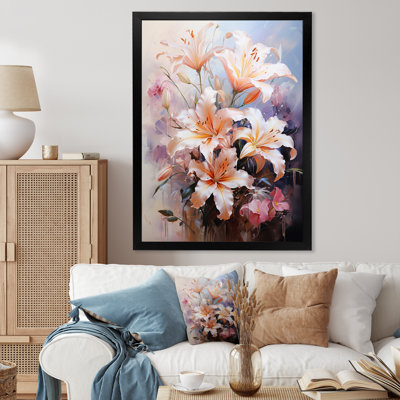 Lys roses, impression romantique