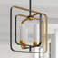 Lustre rectangulaire unique à 4 lumières Iniguez-960857886