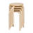 Chu Utility Wooden Stacking Stool-740667047