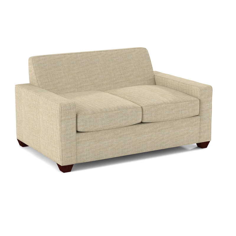 Avery Full Sleeper Sofa, Empire Mahogany, Archetype Hemp, Hybrid