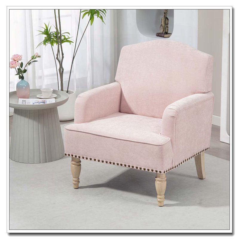 Fauteuil Chenille, Rose