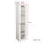 Tall Display Cabinet With 6 Shelves And 1 Glass Door