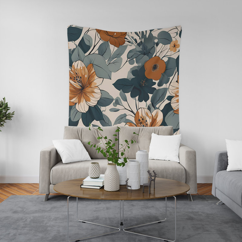 Tapisserie murale, H 80 po x l 68 po x P 0,8 po