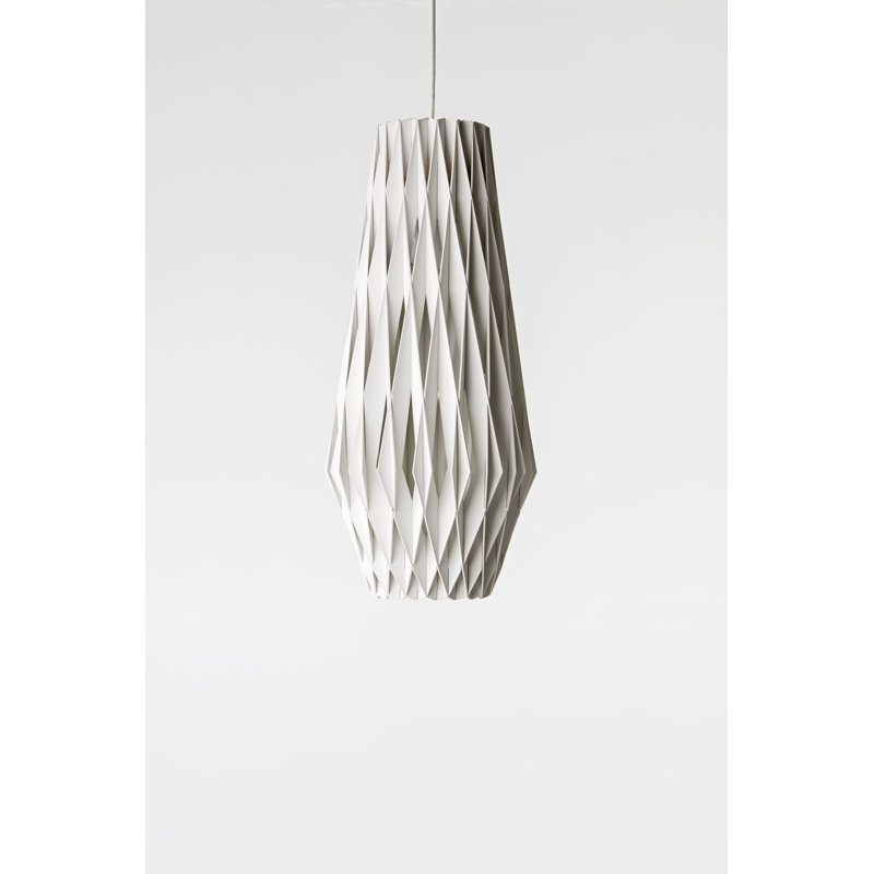 Pilke 1 - Light Pendant, White Stained