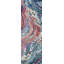 Hand Knotted Abstract Area Rug in Aqua/Silver/Plum-349463848