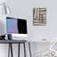 Art mural en verre Ebern Designs «Sentiment Stripes 4» par Chris Paschke-313388721