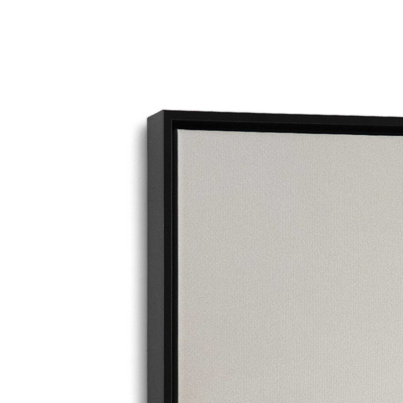 Ensemble de 2 toiles encadrées, Cadre flottant noir satiné, H 12,75 po x l 17,5 po x P 1,75 po