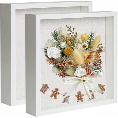 Daltyn Solid + Manufactured Wood Shadow Box Picture Frame - Set of 2
