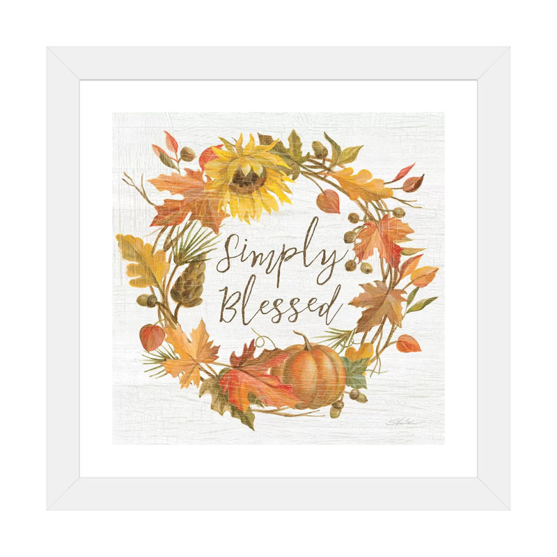«Fall Splendor VI» par Silvia Vassileva, impression, Blanc, H 16 po x l 16 po x p 1 po, Papier encadré blanc