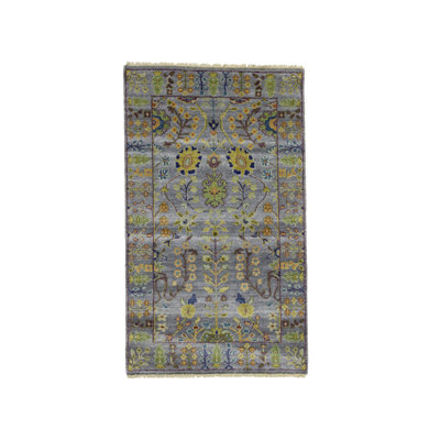 Tapis de couloir oriental Oushak Chobi