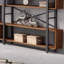 Bibliothèque de style industriel