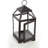 Hosley 12 Inch High Clear Glass and Iron Classic Style Lantern Ideal Gift for Festivities Parties Weddings Aromatherapy and Spa Settings O3