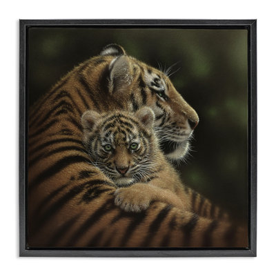 Cherished Tiger Cub Floating Frame, design by Collin Bogle