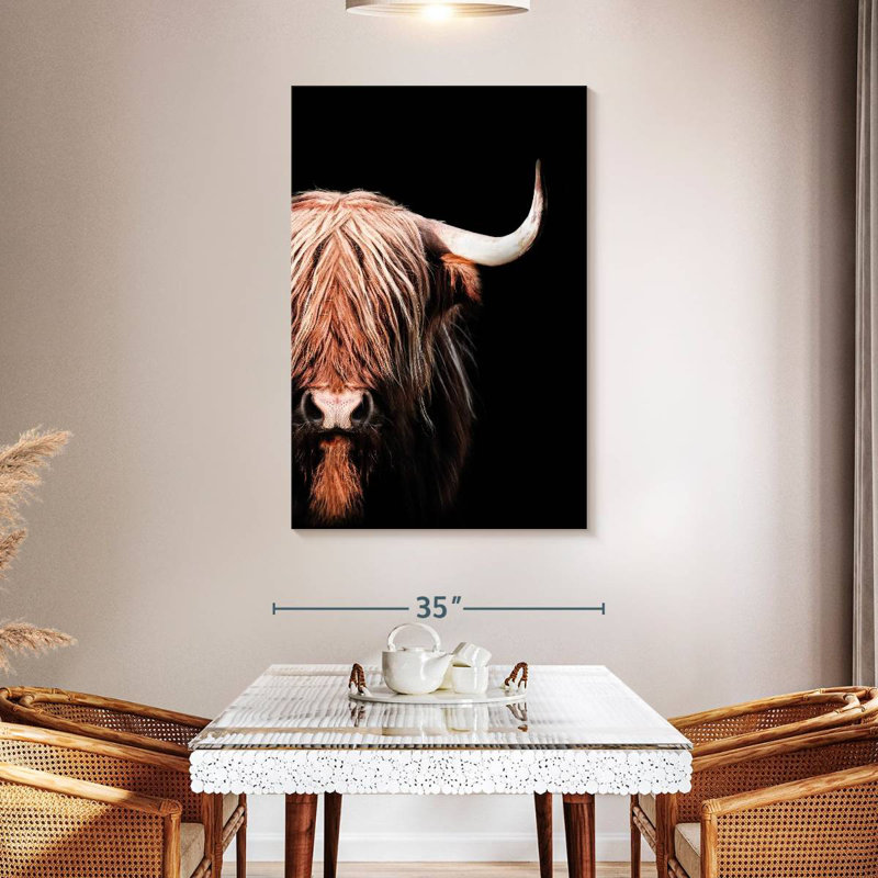 Brampt Dark Highlander I, 48" H x 32" W