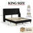 Melaya Wingback Upholstered Platform Bed Frame-628684016-653332743