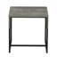 Table en béton ardoise avec base en fer noir-1476190797