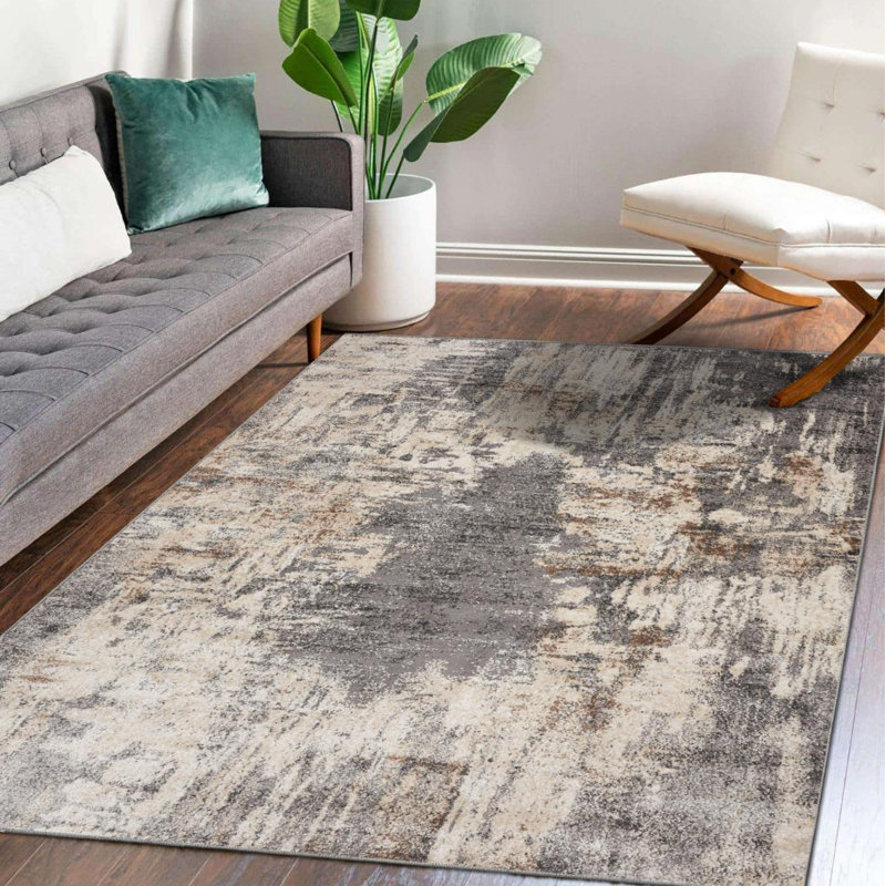 Elkhorn Abstract Indoor Rug, Rectangle 5' x 7'