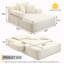 Canapé en mousse à compression sans cadre pour petits espaces-332776247