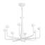 Spade 30-in White dimmable LED Chandelier-1506007183