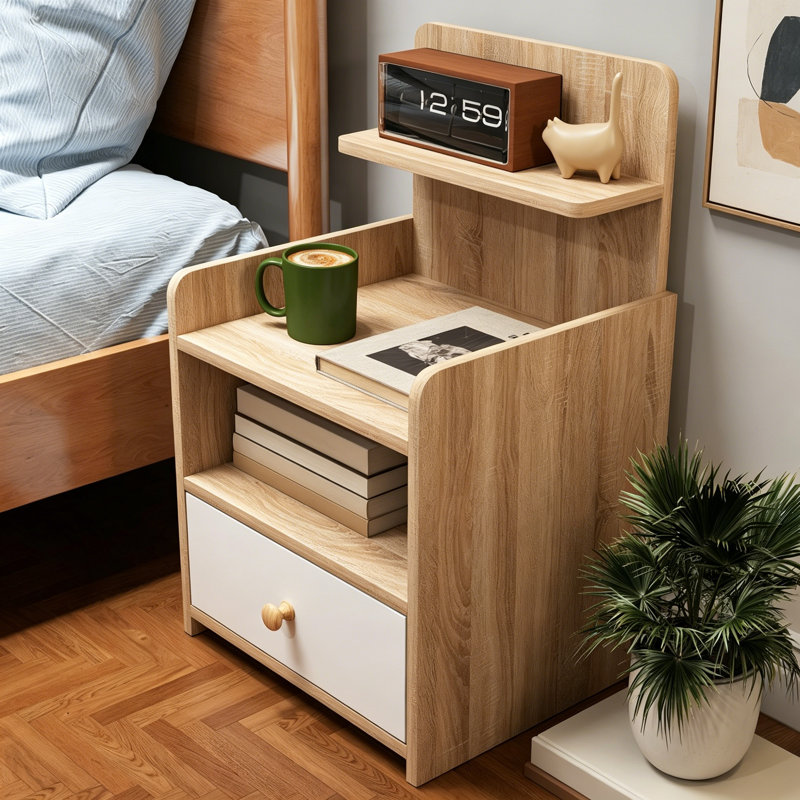 40cm W Particle Board Bedside Table