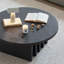 Table basse ronde en bois massif Wabi-sabi-105492911