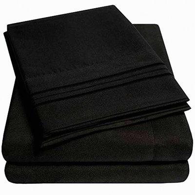 Supreme Luxury Sheet Set - Hotel Bedding with Extra Soft Pillowcases, Elastic Corner Straps, and Deep Pocket Design for Mattress