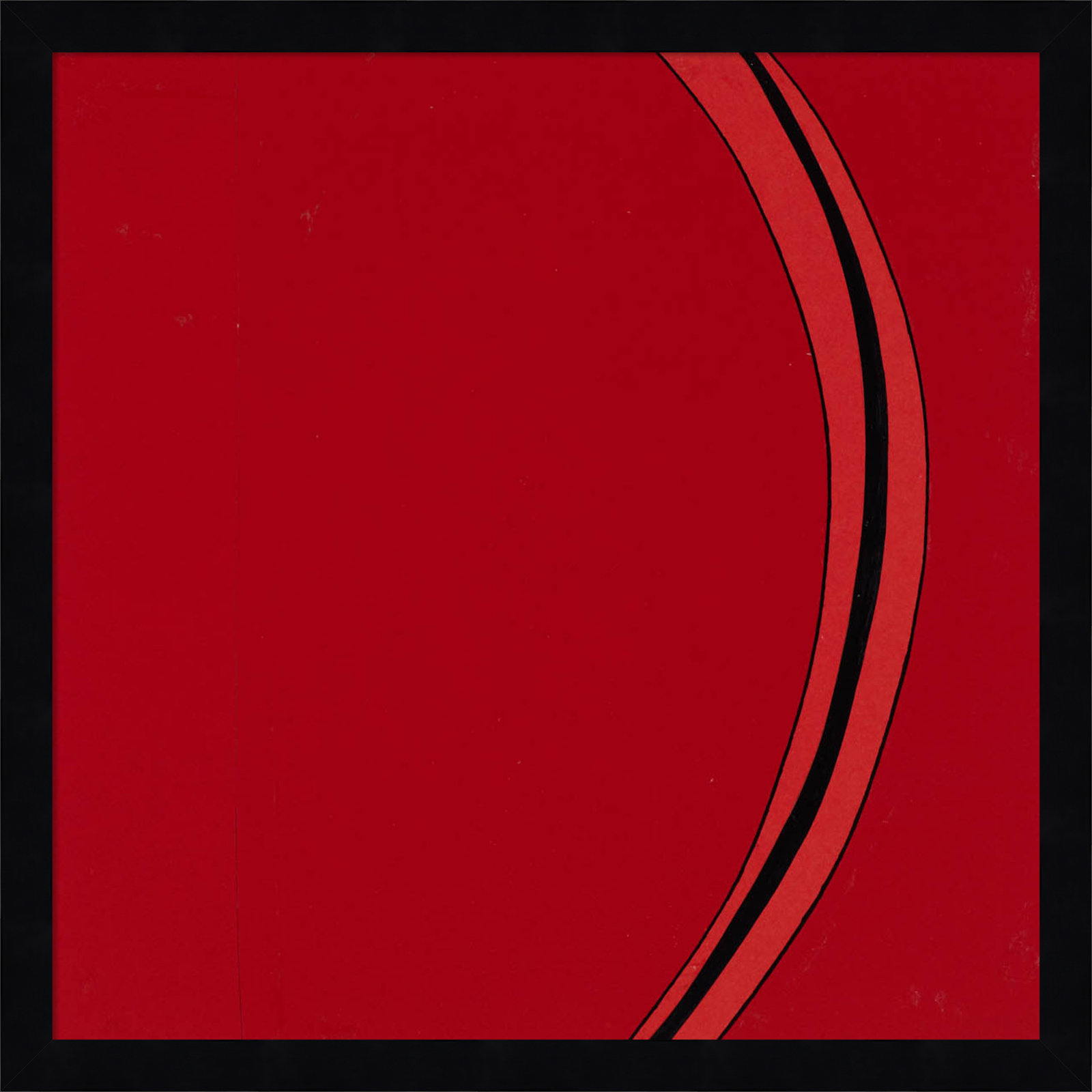 Segment Print by Alex Dunn, Black, 17" H x 17" W