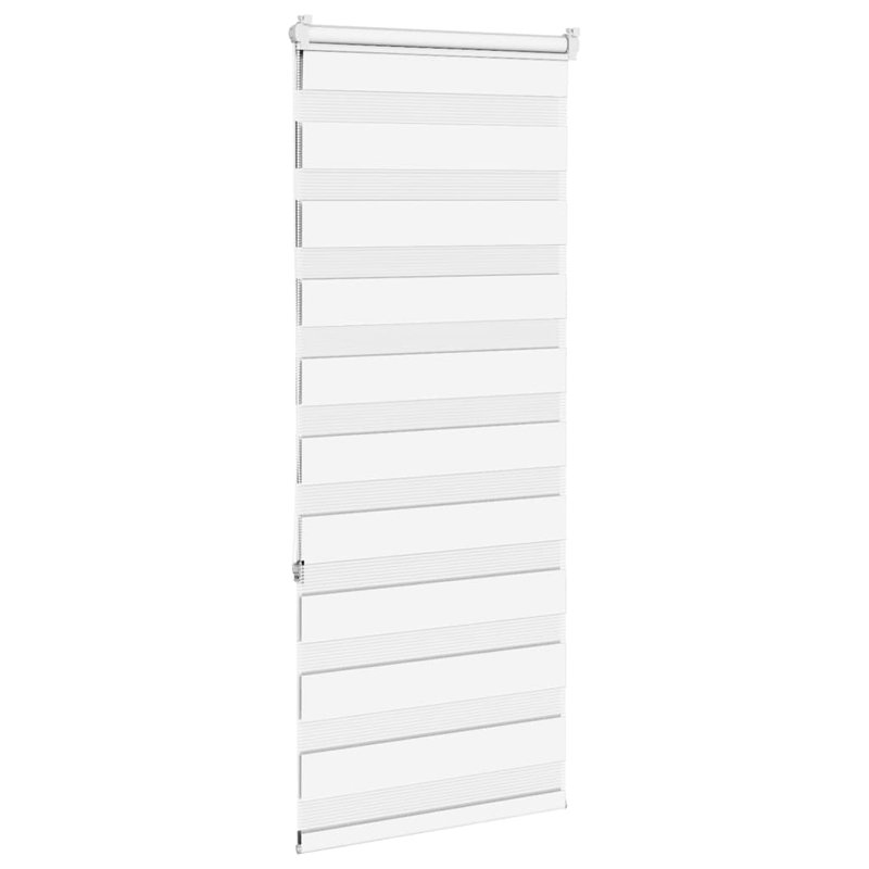 George Oliver Zebra Blind Polyester, 60cmW x 150cmL, White