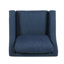 Fauteuil club rembourré - bleu