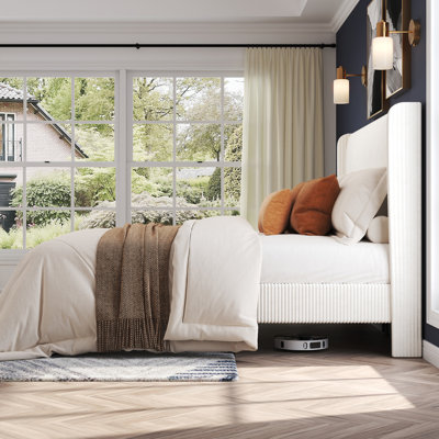 Lit plateforme tapissier Crofford