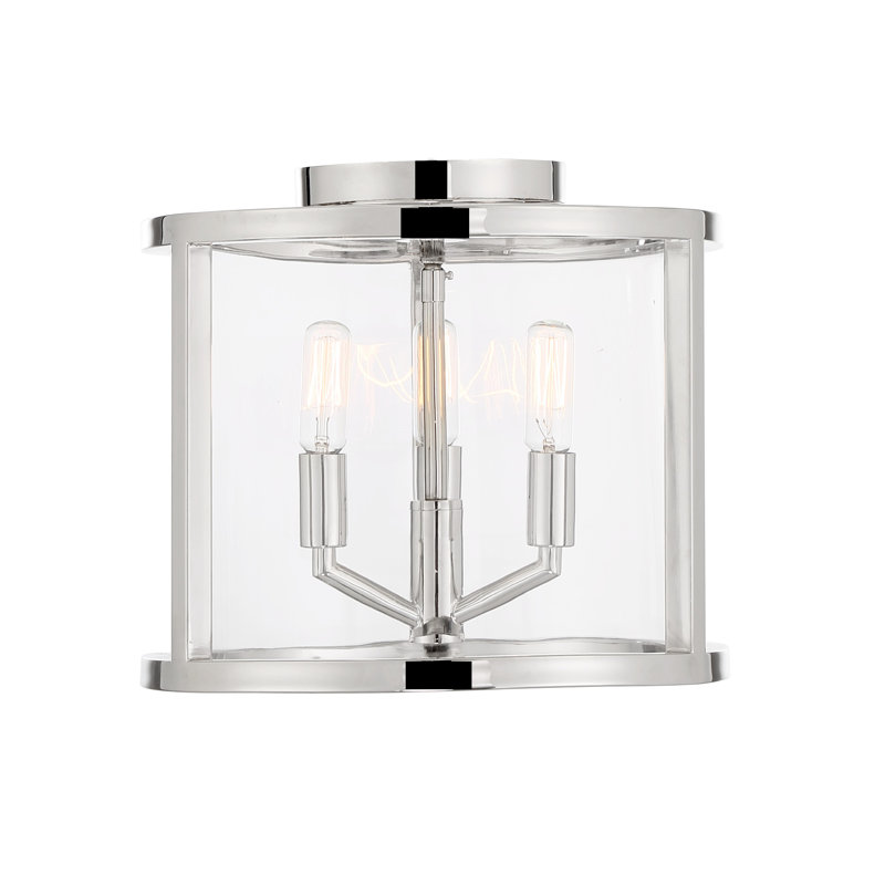 3 - Light Semi Flush Mount
