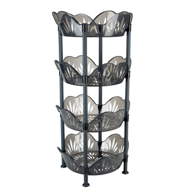 Edden 15.35'' W Plastic Storage Rack