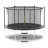 Creationstry 14.1 x 14.1 Round Backyard Trampoline