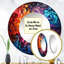 Neon Spin II - Abstract Spirals Multi-Colour Large Round Mirror-121387891-97183784