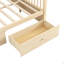 Lit à baldaquin en bois avec tiroirs de rangement, grand, Natual-1528953323-1528953325