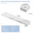21 Inch White Quartz Stone Vanity Top Side Splash