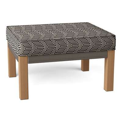 Hudson Rectangle Outdoor Sunbrella® Ottoman Patio Ottoman