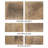 Adobe 39-3/8 In. X 39-3/8 In. Porcelain Floor And Wall Tile