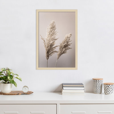 «Grass 22X» par Mareike Bohmer, impression sur bois encadrée