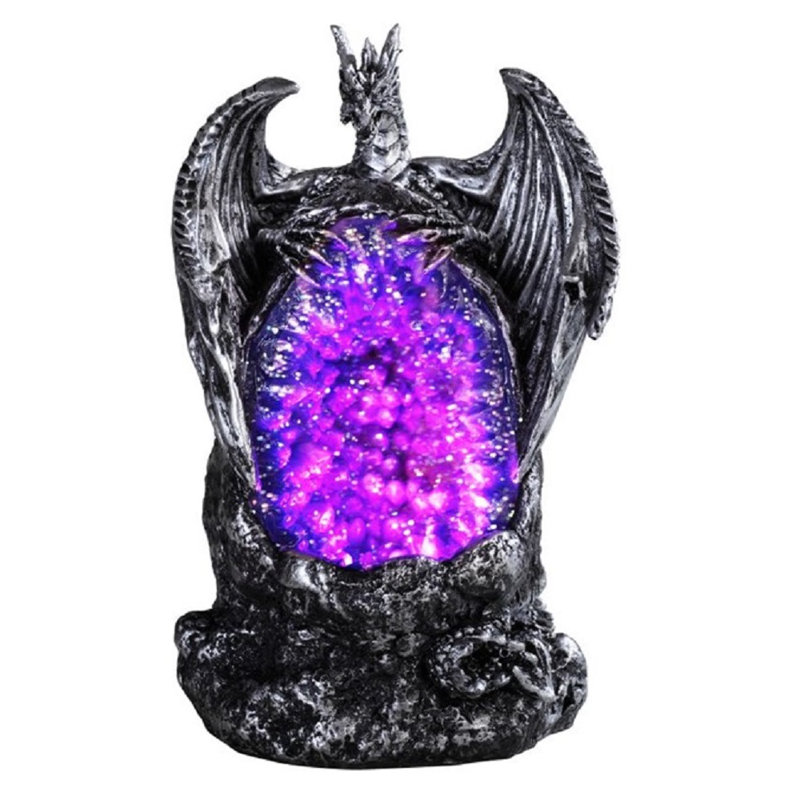 Éclairage de nuit dragon on del crystalstone