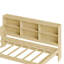 Tête de lit plateforme en bois de pin Shelford-137560807