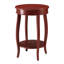 Table d'appoint ronde avec tablette inférieure-60796368