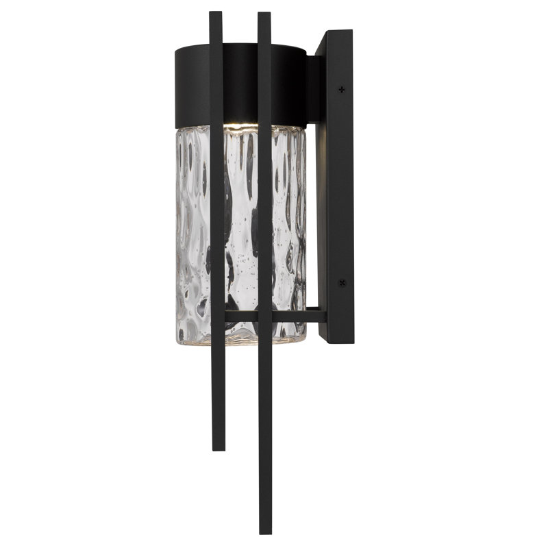 Applique murale à DEL de style contemporain, H 15 po x l 5,13 po x P 5,75 po, 12 W